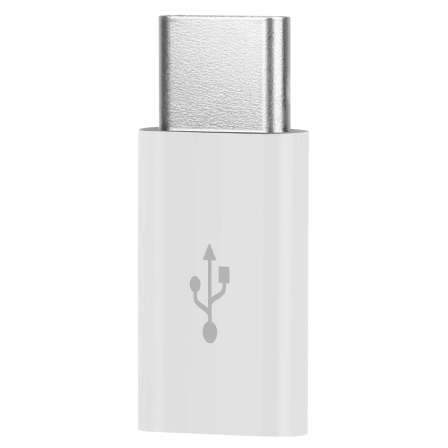 2-Piece: Micro USB To Type C Adapter Mobile Accessories - Tophatter Daily Deals