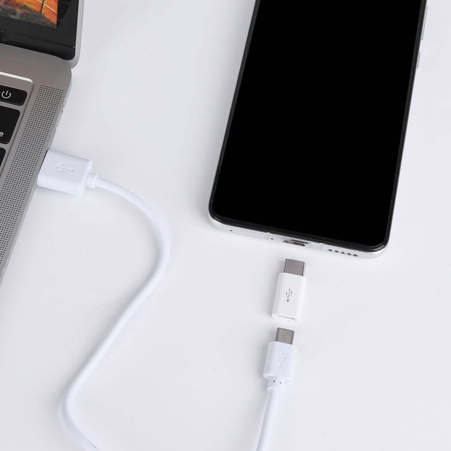 2-Piece: Micro USB To Type C Adapter Mobile Accessories - Tophatter Daily Deals