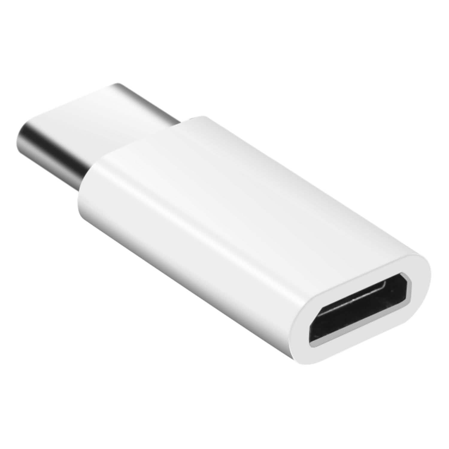 2-Piece: Micro USB To Type C Adapter Mobile Accessories - Tophatter Daily Deals
