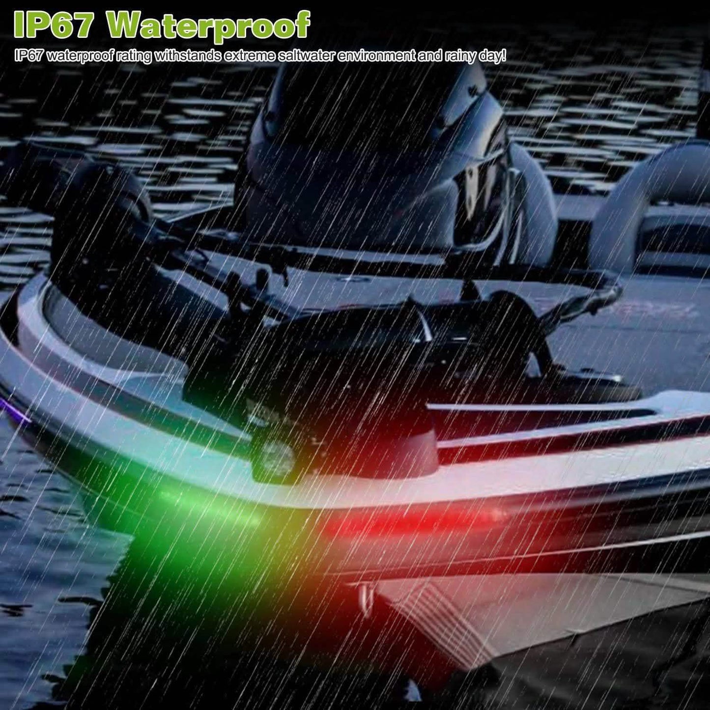 2-Piece: Navigation Marine Boat Strip 9 LED Lights Everything Else - Tophatter Daily Deals