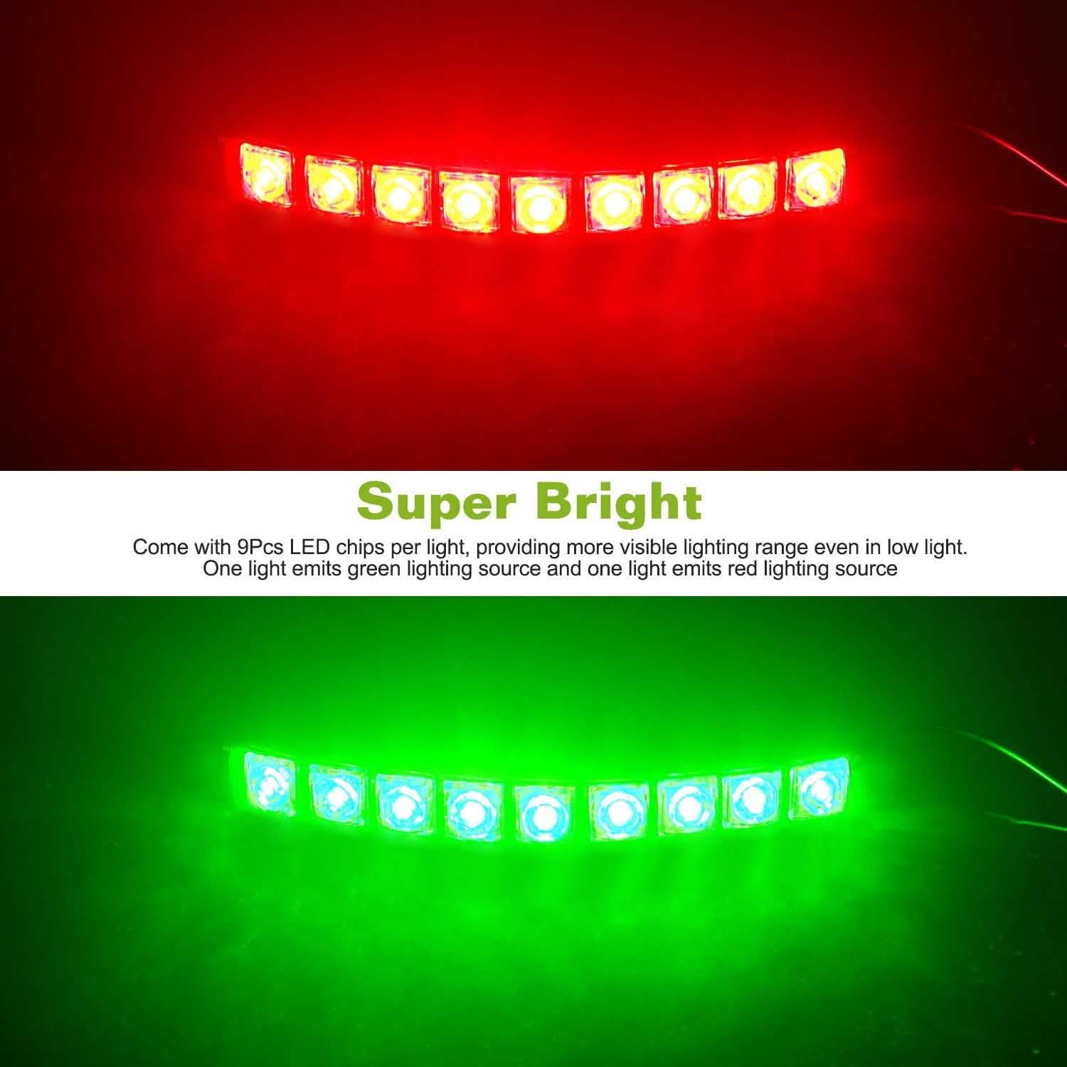 2-Piece: Navigation Marine Boat Strip 9 LED Lights Everything Else - Tophatter Daily Deals