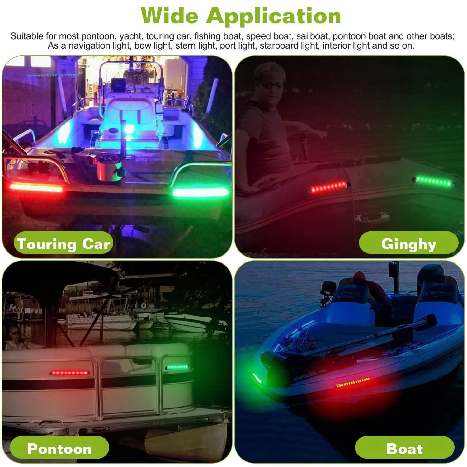 2-Piece: Navigation Marine Boat Strip 9 LED Lights Everything Else - Tophatter Daily Deals