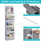 2-Piece: Over the Door Organizer 6-Tier Hanging Basket Storage & Organization - Tophatter Daily Deals