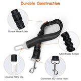 2-Piece: Pet Car Safety Seatbelt Pet Supplies - Tophatter Daily Deals