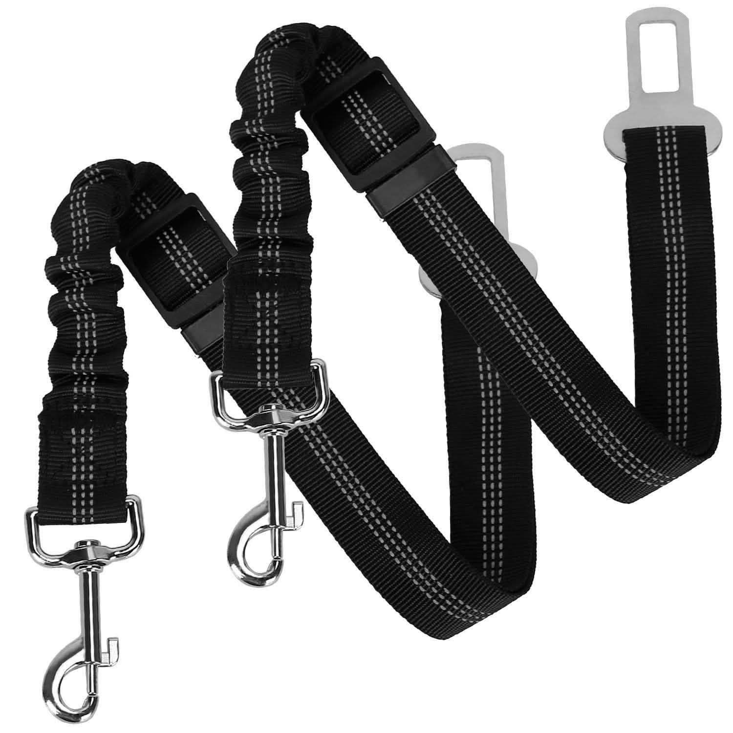 2-Piece: Pet Car Safety Seatbelt Pet Supplies - Tophatter Daily Deals