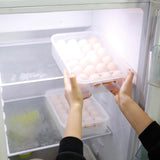 2-Piece: Plastic Egg Holder Stackable Egg Storage Box Kitchen Storage - Tophatter Daily Deals