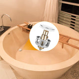 2-Piece: Pop Up Sink Drain Plugs Home Improvement - Tophatter Daily Deals