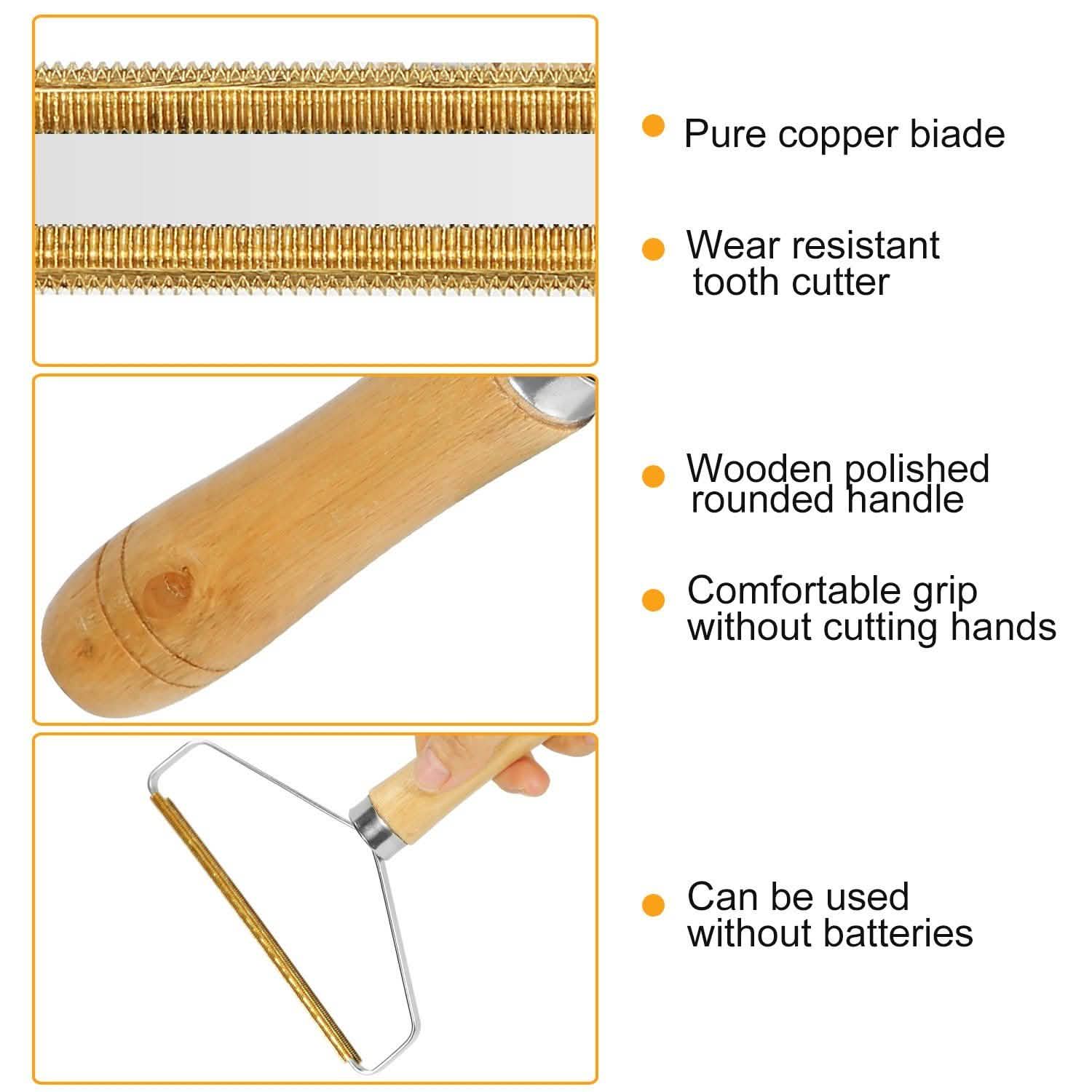 2-Piece: Portable Reusable Double Sided Lint Remover Travel Household Appliances - Tophatter Daily Deals