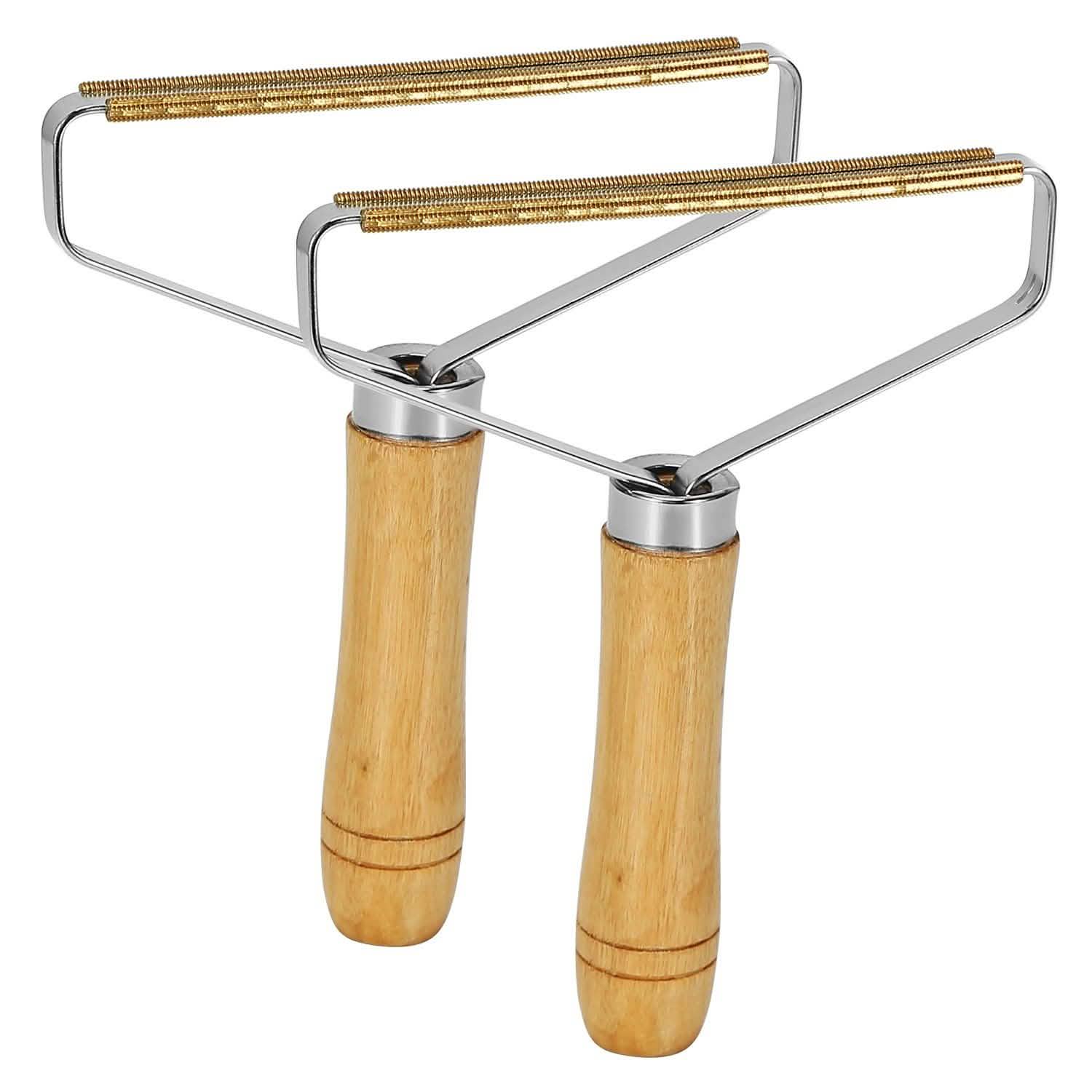 2-Piece: Portable Reusable Double Sided Lint Remover Travel Household Appliances - Tophatter Daily Deals