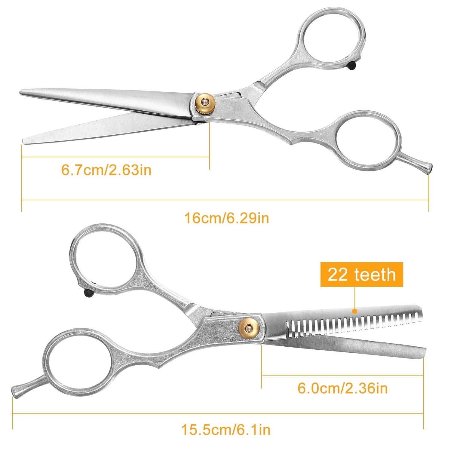 2-Piece: Professional Hair Cutting Scissors Set Beauty & Personal Care - Tophatter Daily Deals