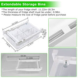 2-Piece: Refrigerator Egg Drawer 36 Egg Capacity Snap On Hanging Storage Tray Kitchen Storage - Tophatter Daily Deals
