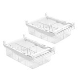 2-Piece: Refrigerator Egg Drawer 36 Egg Capacity Snap On Hanging Storage Tray Kitchen Storage - Tophatter Daily Deals