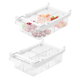2-Piece: Refrigerator Egg Drawer 36 Egg Capacity Snap On Hanging Storage Tray Kitchen Storage - Tophatter Daily Deals