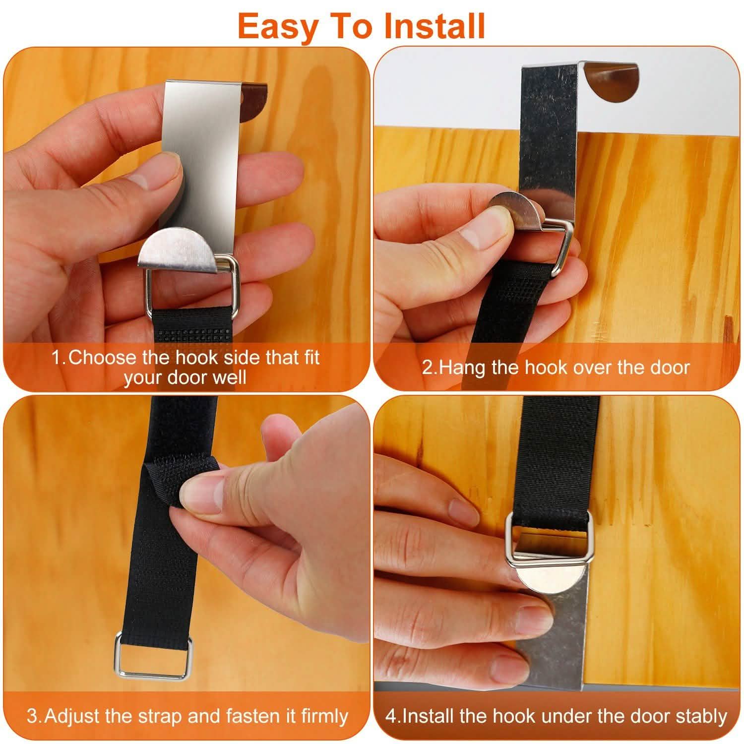 2-Piece Set: Cap Rack Holder Over the Door Storage & Organization - Tophatter Daily Deals