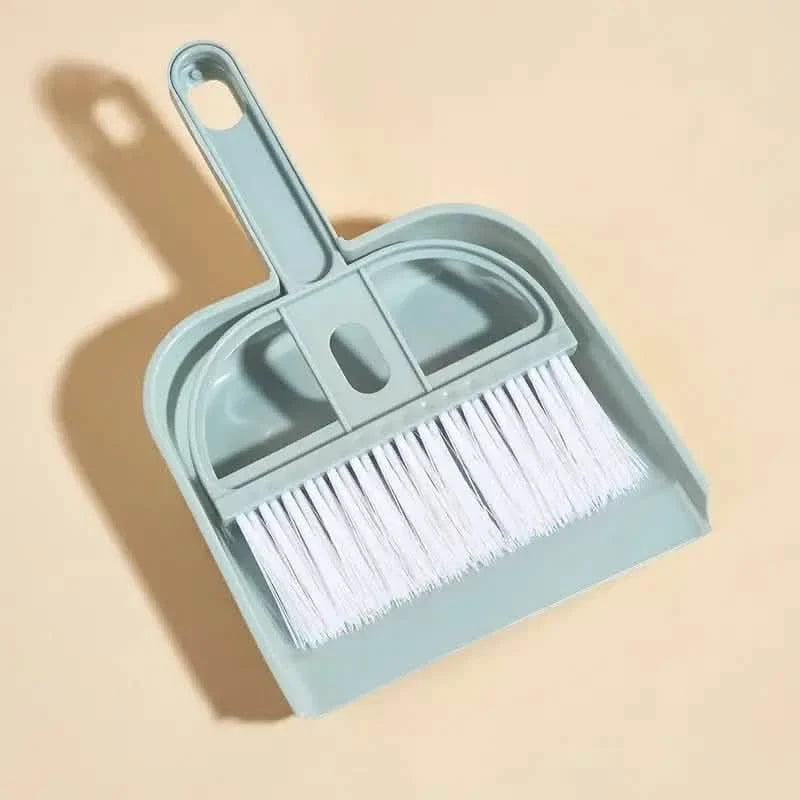 2-Piece Set: Mini Cleaning Dustpan And Brush Set Household Appliances - Tophatter Daily Deals