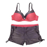 2-Piece Set: Women's Swimwear Bikini Orange Women's Swimwear - Tophatter Daily Deals
