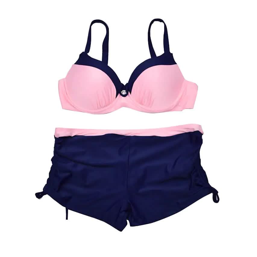2-Piece Set: Women's Swimwear Bikini Pink Women's Swimwear - Tophatter Daily Deals