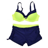 2-Piece Set: Women's Swimwear Bikini Yellow Women's Swimwear - Tophatter Daily Deals