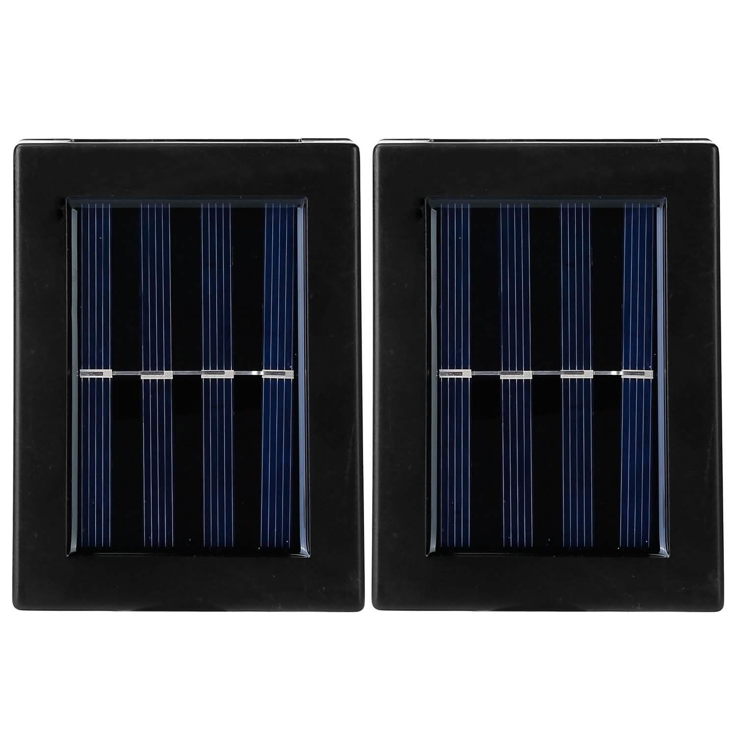 2-Piece: Solar Deck Outdoor Lights Outdoor Lighting - Tophatter Daily Deals