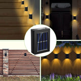 2-Piece: Solar Deck Outdoor Lights Outdoor Lighting - Tophatter Daily Deals
