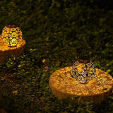 2-Piece: Solar Powered Hanging Lights Outdoor Lighting - Tophatter Daily Deals