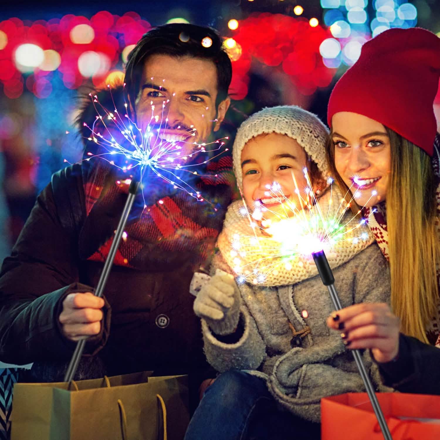 2-Piece: Solar Powered Starburst Garden Lights Outdoor Lighting - Tophatter Daily Deals