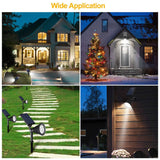 2-Piece: Solar Spotlight Outdoor Dusk Waterproof Outdoor Lighting - Tophatter Daily Deals