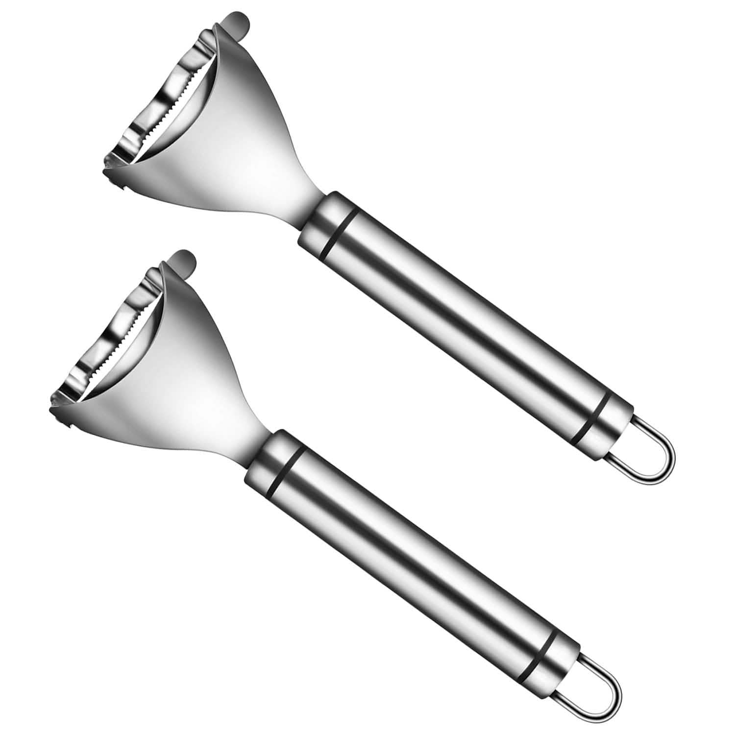 2-Piece: Stainless Steel Corn Cob Peelers Kitchen Tools & Gadgets - Tophatter Daily Deals