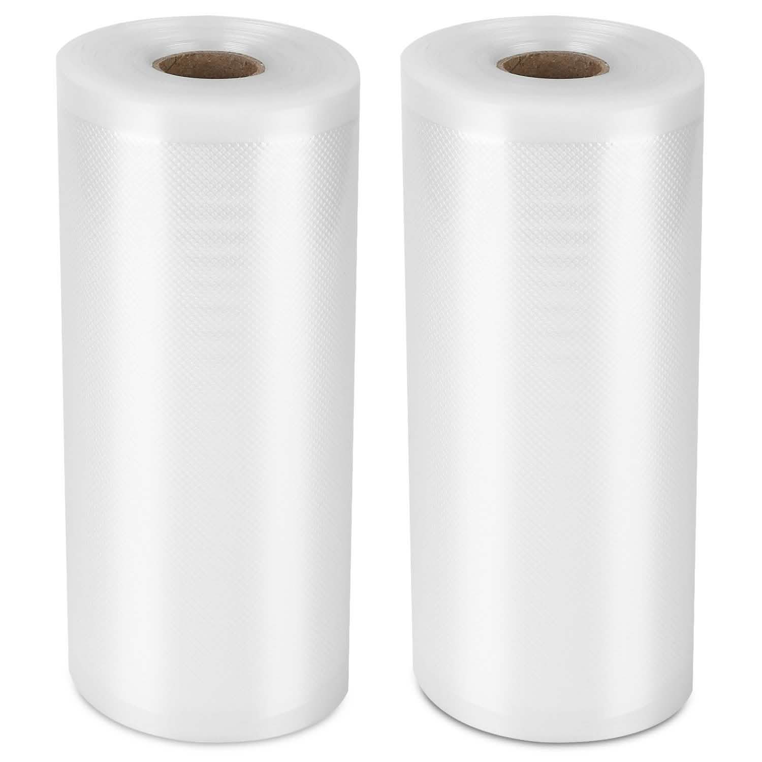 2-Piece: Vacuum Sealer Bag Rolls Kitchen Storage - Tophatter Daily Deals