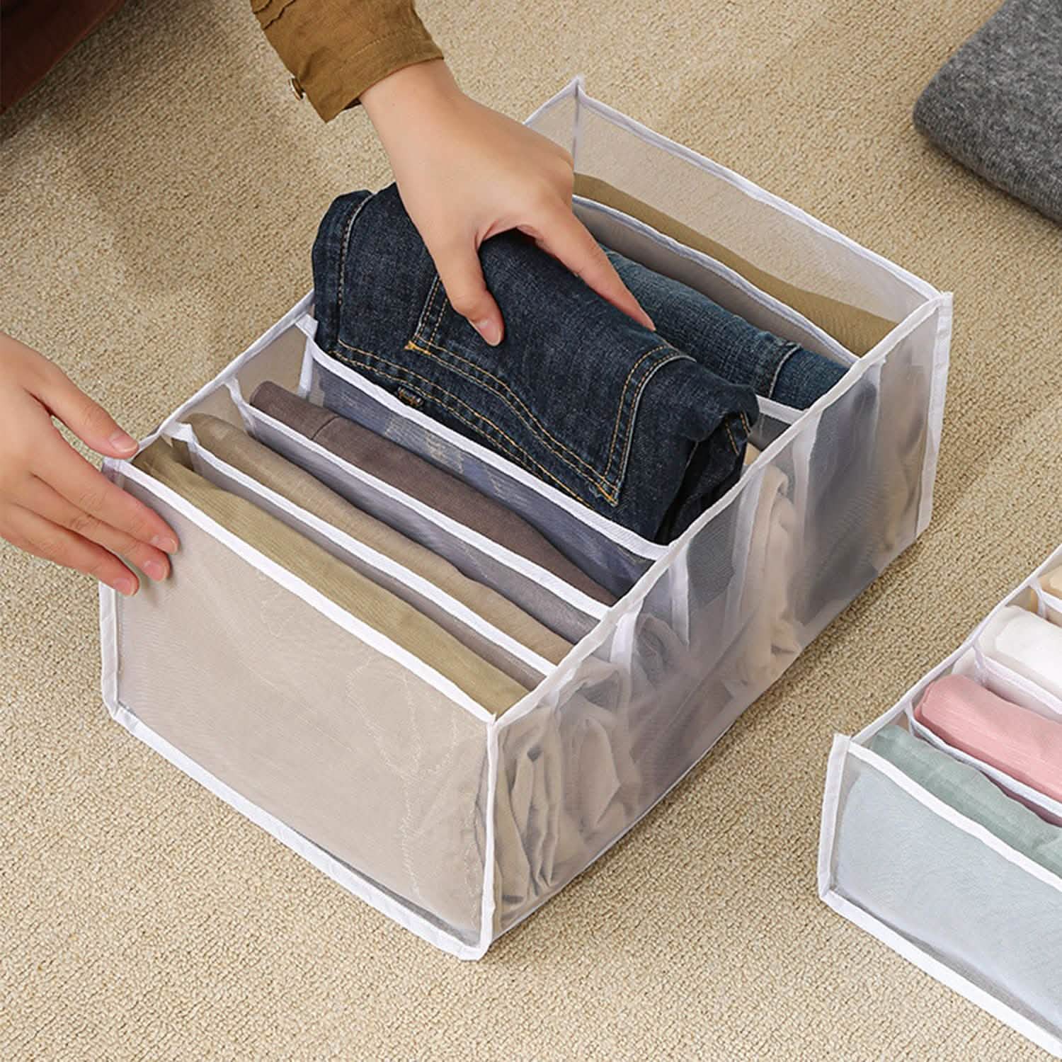 2-Piece: Wardrobe Clothes Organizer Storage & Organization - Tophatter Daily Deals
