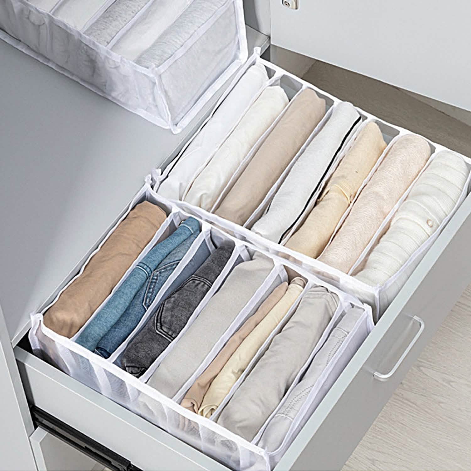 2-Piece: Wardrobe Clothes Organizer Storage & Organization - Tophatter Daily Deals