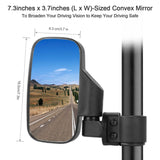 2-Piece: Wide Rear View Mirror Automotive - Tophatter Daily Deals