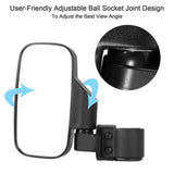 2-Piece: Wide Rear View Mirror Automotive - Tophatter Daily Deals