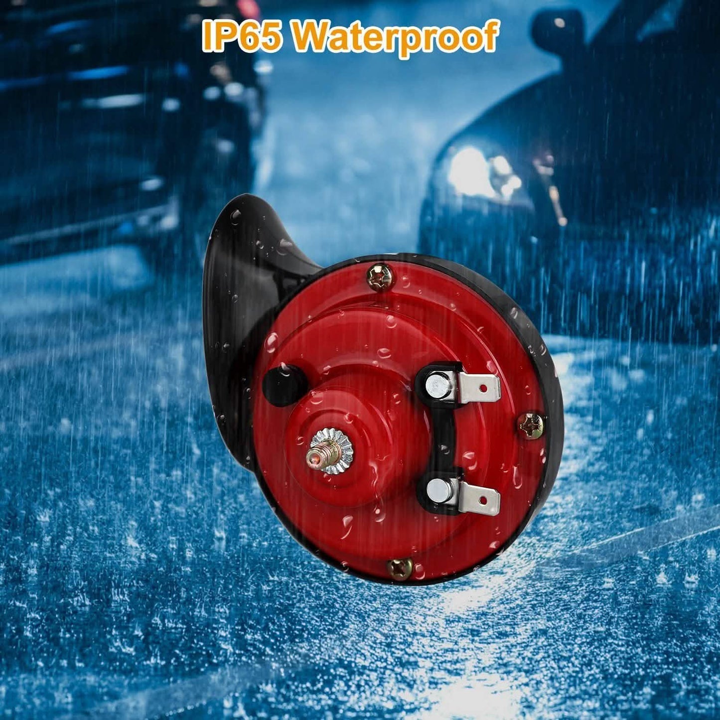 2-Pieces: 115DB Car Snail Horns 12V Automotive - Tophatter Daily Deals