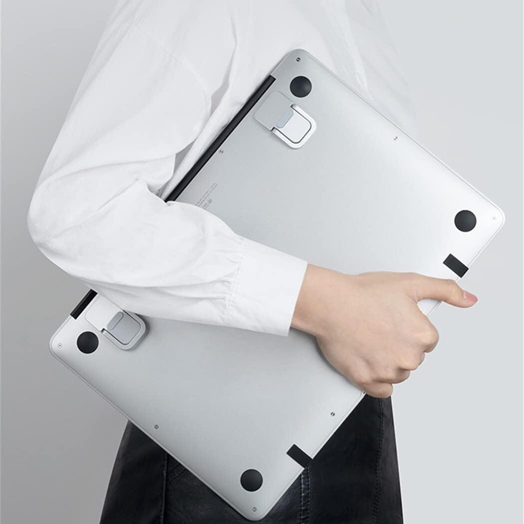 2-Pieces: Adjustable Invisible Notebook Computer Support Bracket Laptop Stand - Tophatter Daily Deals