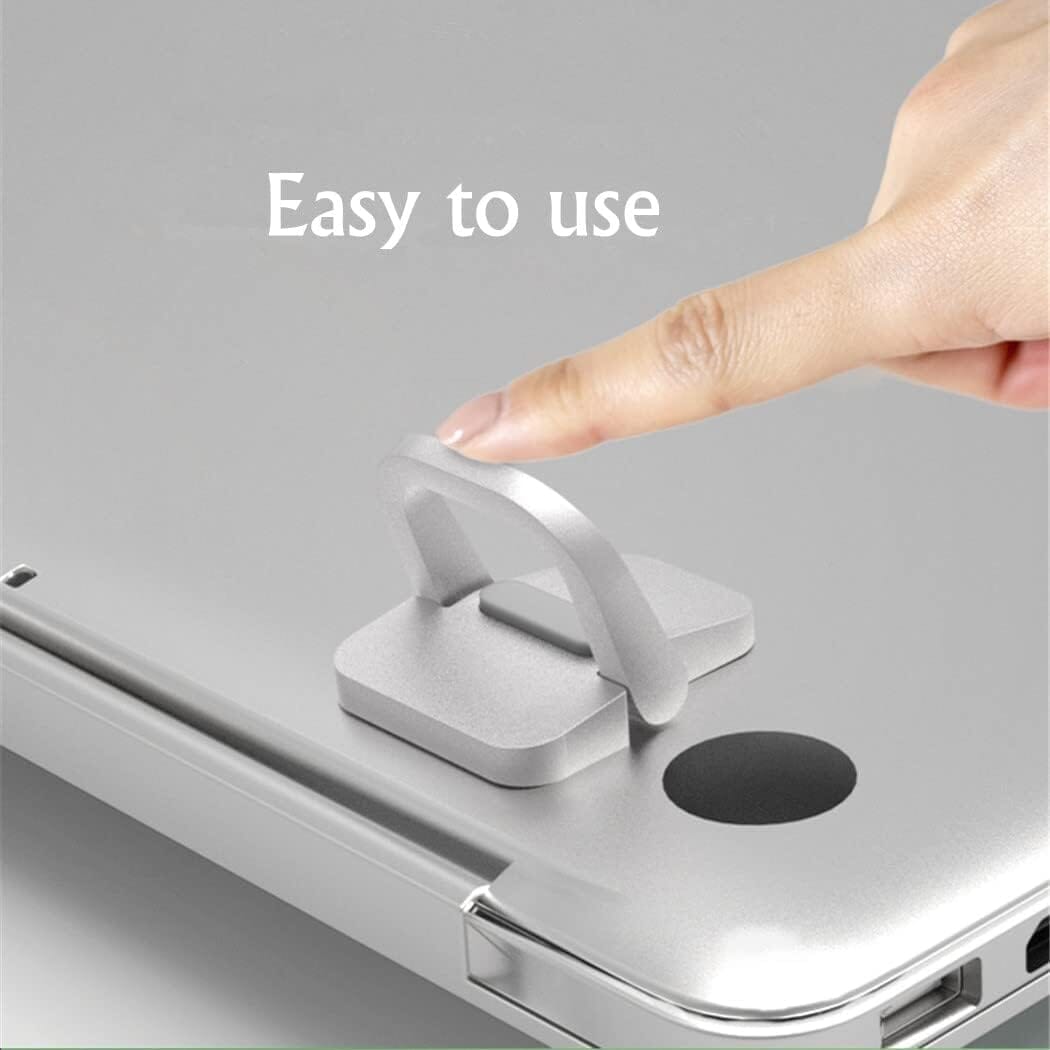 2-Pieces: Adjustable Invisible Notebook Computer Support Bracket Laptop Stand - Tophatter Daily Deals