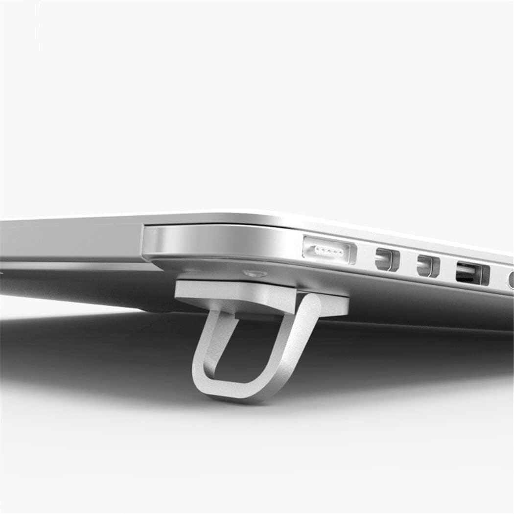 2-Pieces: Adjustable Invisible Notebook Computer Support Bracket Laptop Stand - Tophatter Daily Deals