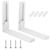 2-Pieces: Adjustable Wall Mount Microwave Brackets Home Improvement - Tophatter Daily Deals