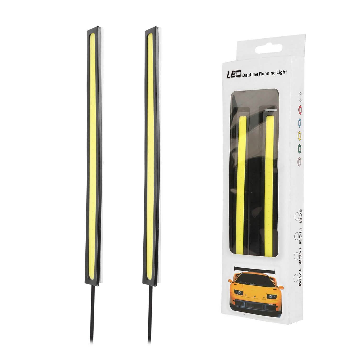 2-Pieces: Car LED Daytime Running Lights Automotive - Tophatter Daily Deals