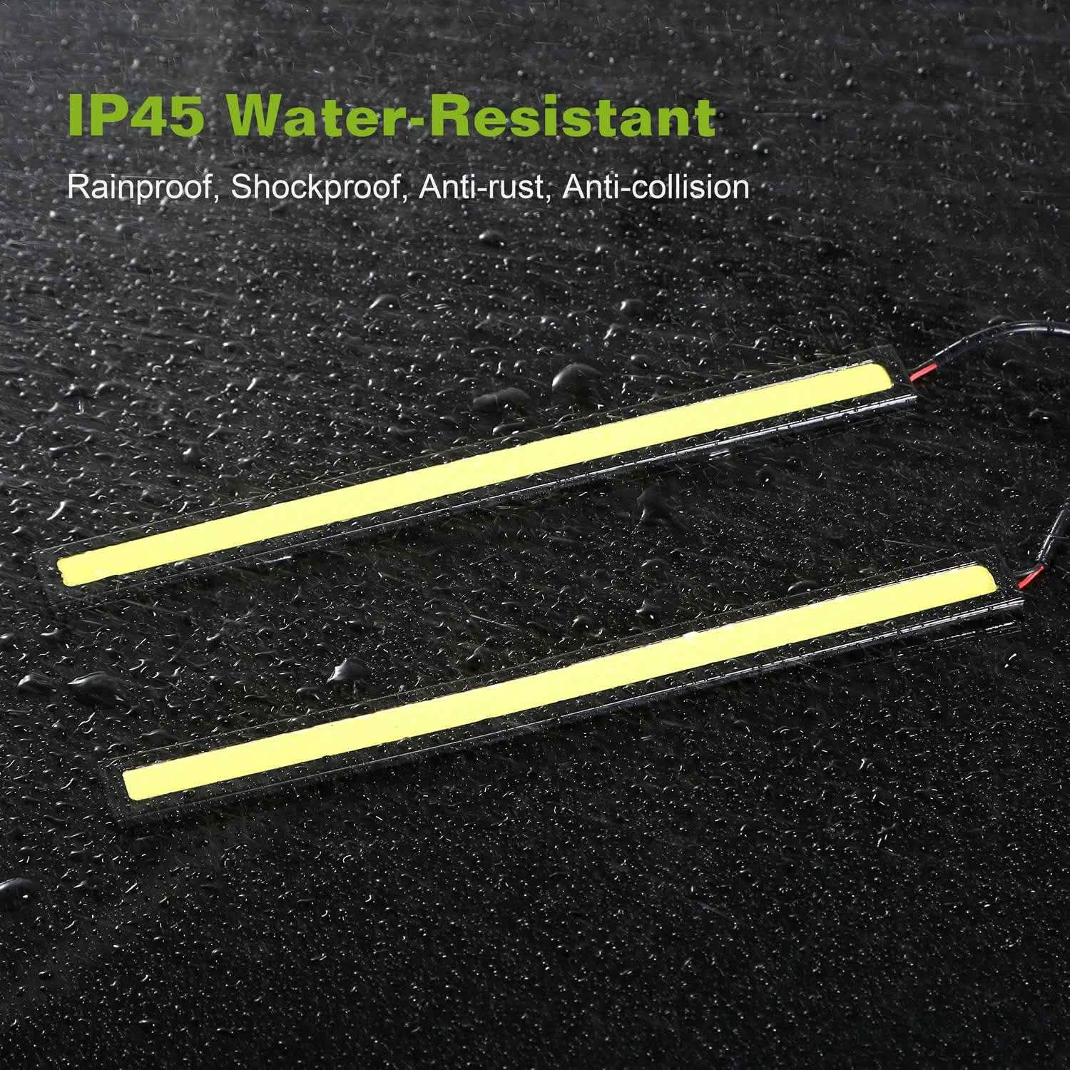 2-Pieces: Car LED Daytime Running Lights Automotive - Tophatter Daily Deals