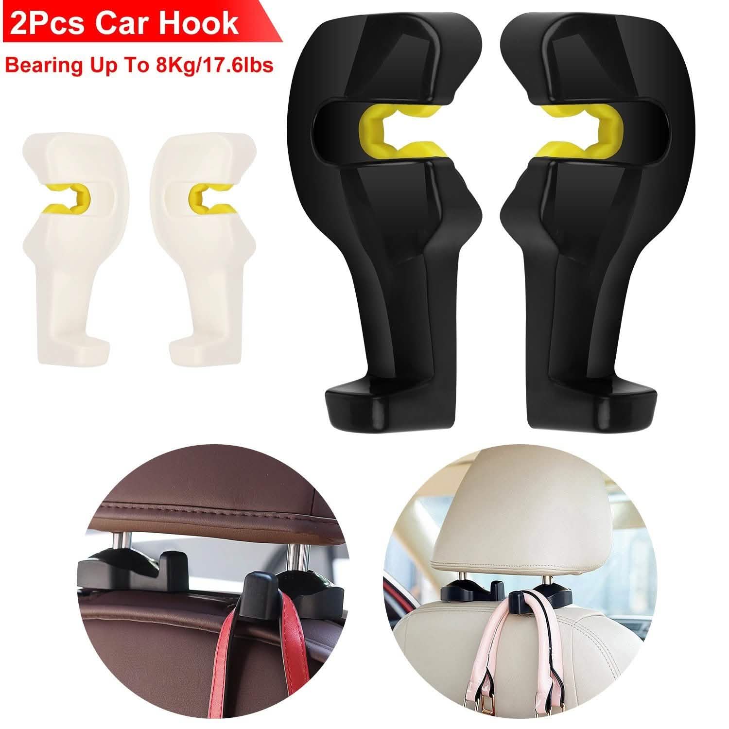 2-Pieces: Car Seat Headrest Hanger Automotive - Tophatter Daily Deals