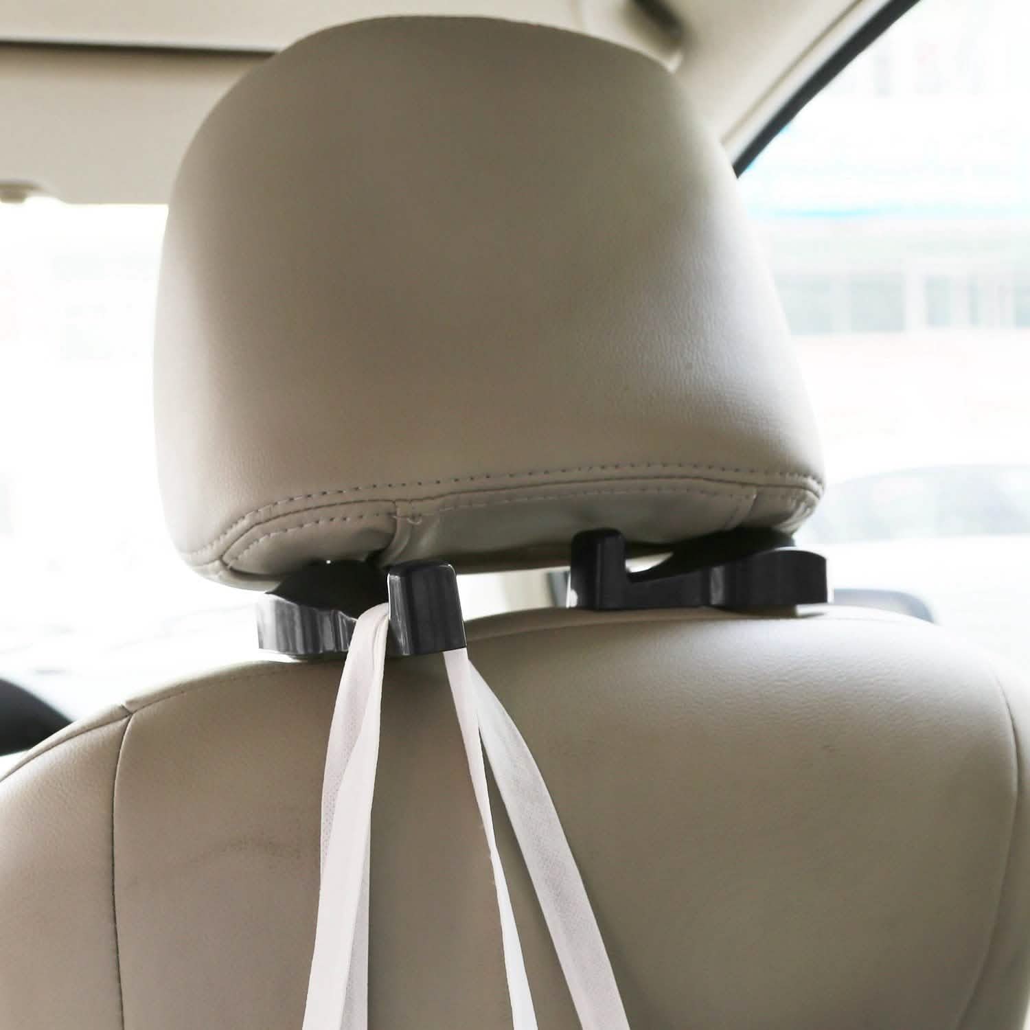 2-Pieces: Car Seat Headrest Hanger Automotive - Tophatter Daily Deals