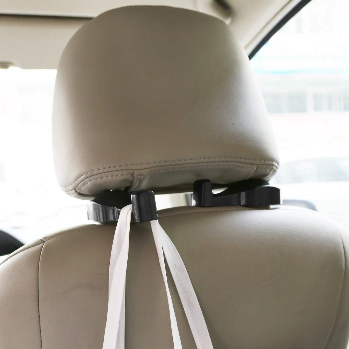 2-Pieces: Car Seat Headrest Hanger Automotive - Tophatter Daily Deals