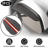 2-Pieces: Car Side Mirror Rain Guard Automotive - Tophatter Daily Deals