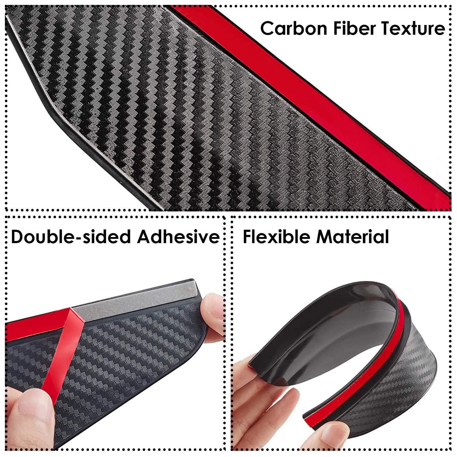 2-Pieces: Car Side Mirror Rain Guard Automotive - Tophatter Daily Deals