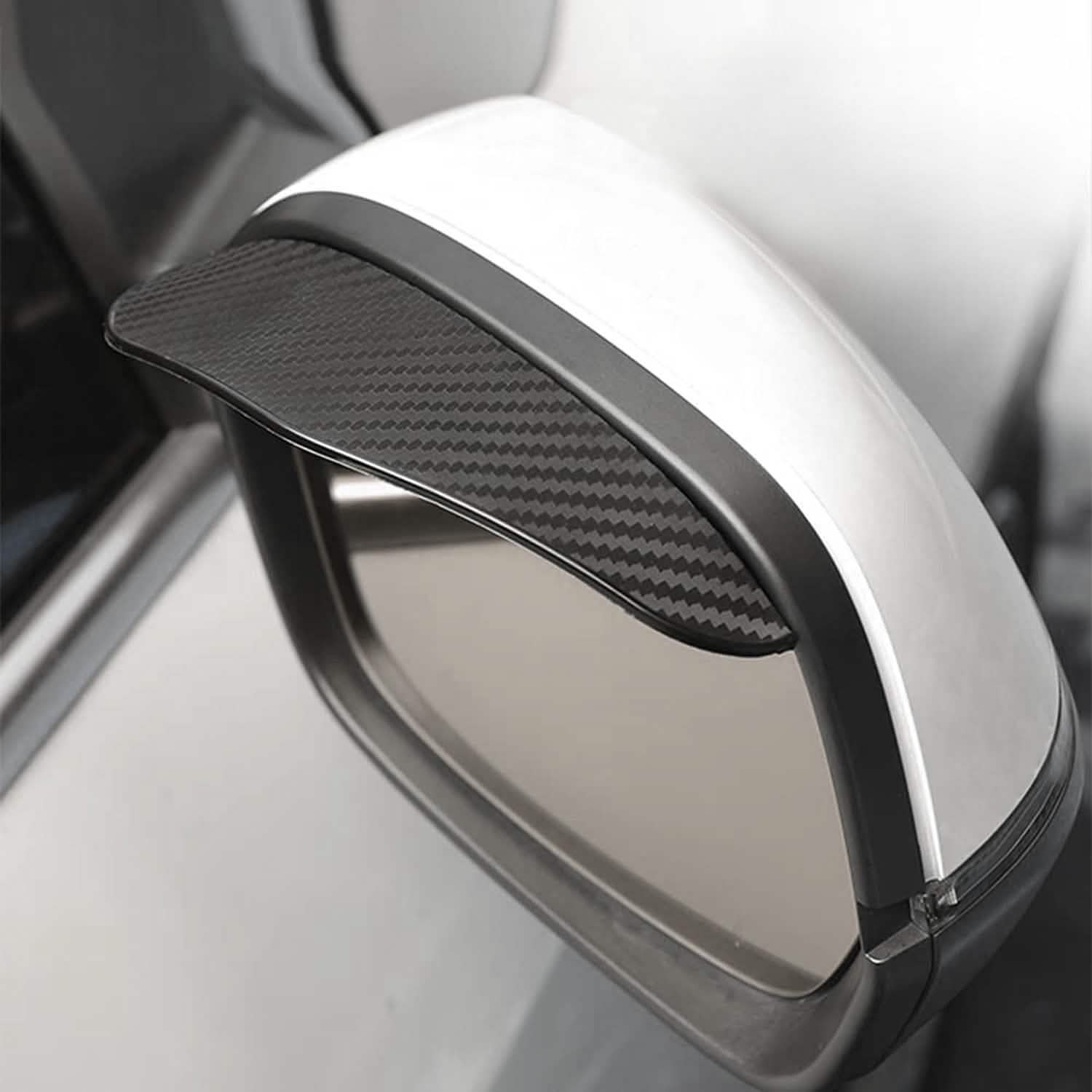 2-Pieces: Car Side Mirror Rain Guard Automotive - Tophatter Daily Deals