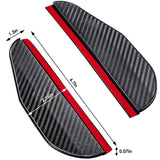 2-Pieces: Car Side Mirror Rain Guard Automotive - Tophatter Daily Deals