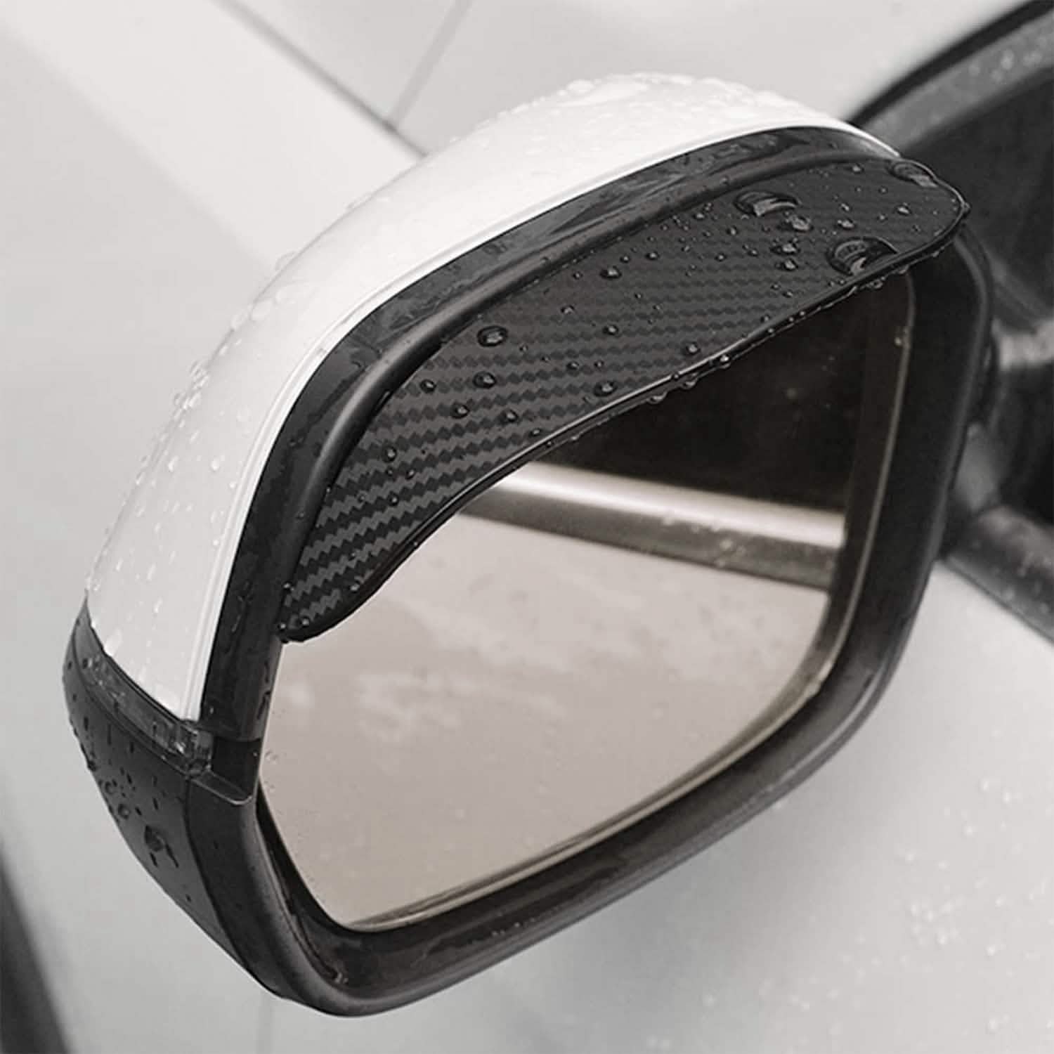 2-Pieces: Car Side Mirror Rain Guard Automotive - Tophatter Daily Deals