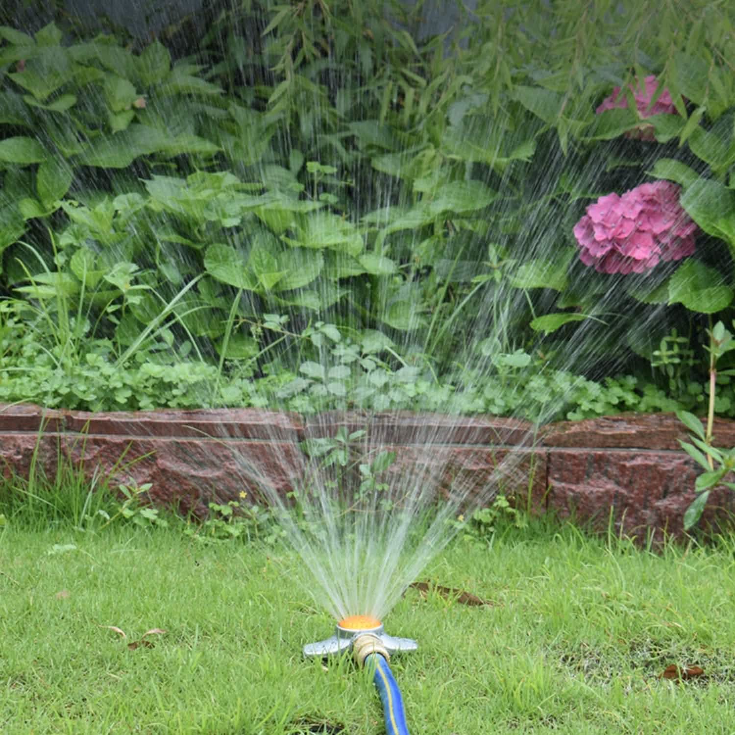 2-Pieces: Circular Spot Sprinkler 60 Degree with Gentle Water Flow Garden & Patio - Tophatter Daily Deals