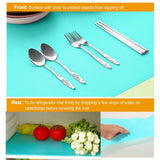 2-Pieces: Easy Clean Fridge Pads Kitchen Storage - Tophatter Daily Deals